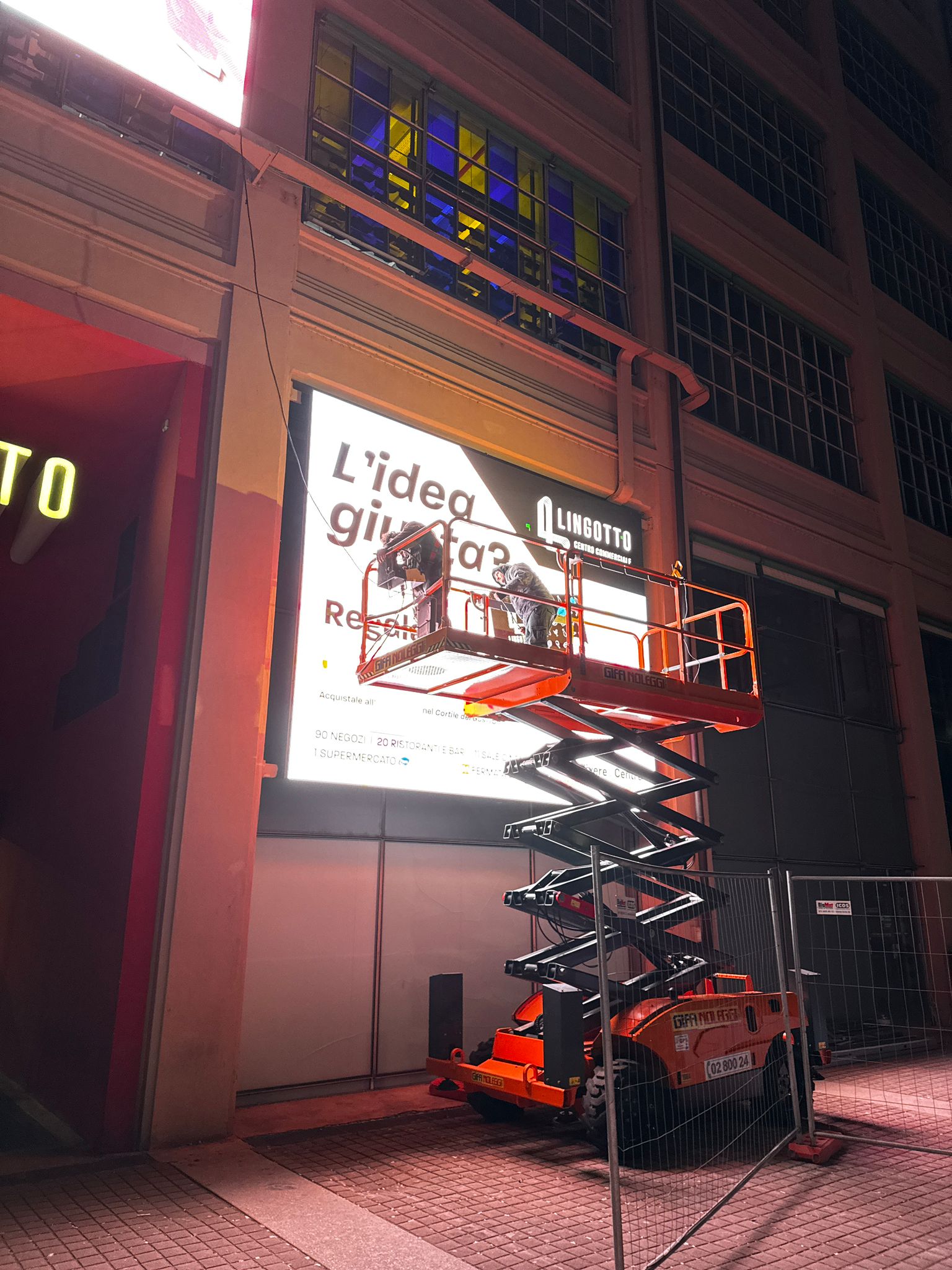 Installazione LED — Lingotto